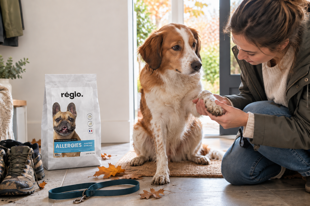 Comment vérifier les pattes de son chien après une promenade ?