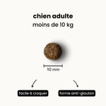 Croquettes digestion sensible - Chien adulte moins de 10 kg