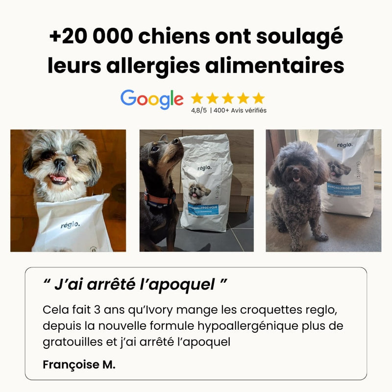 Croquettes Allergies - Chien Adulte Moins de 10 kg