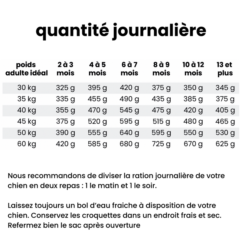 Croquettes Équilibre - Chiot Plus de 30 kg Adulte