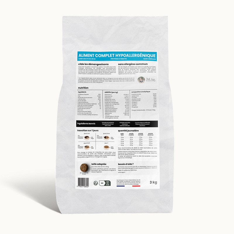 Croquettes Allergies - Chien Adulte 10 à 30 kg