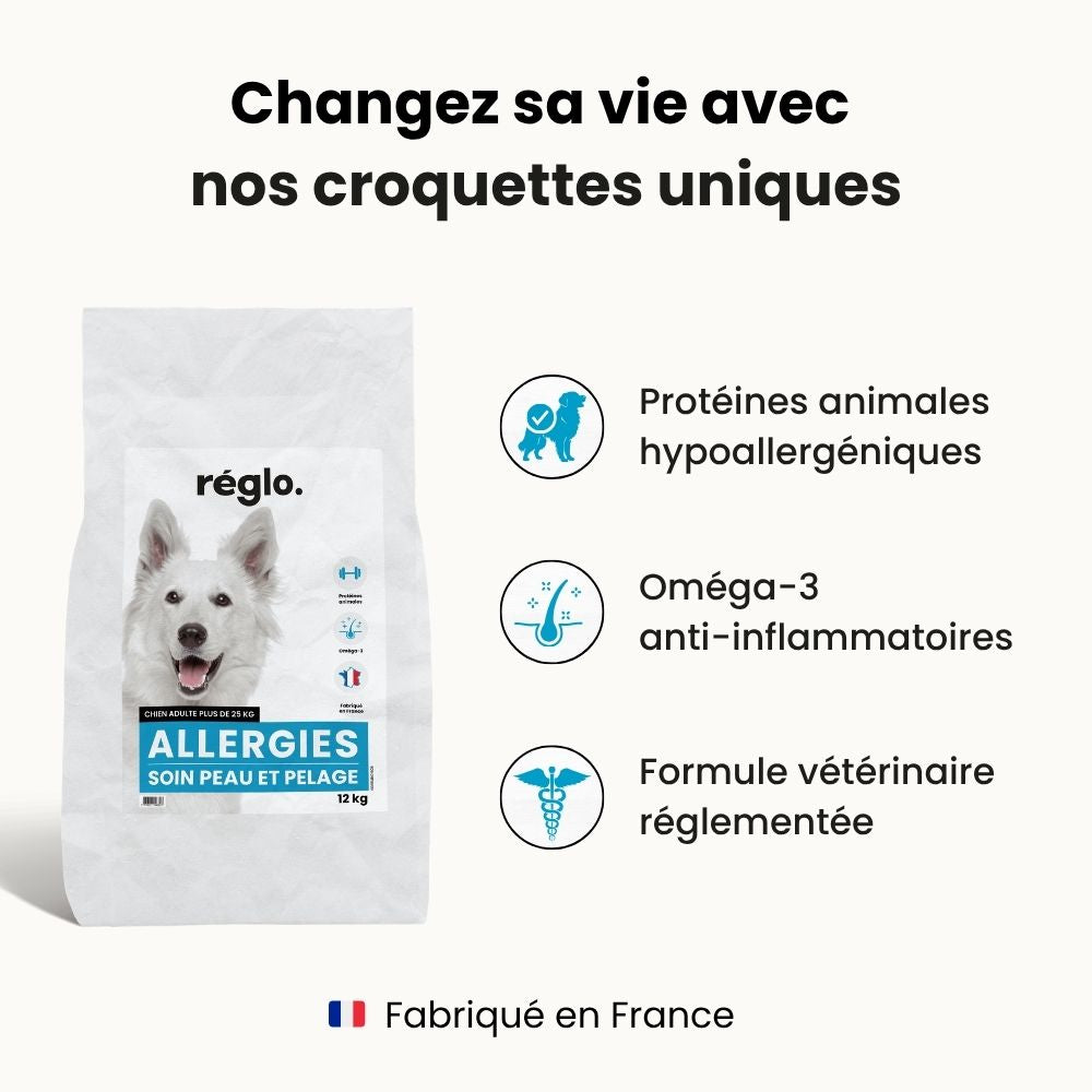 Croquettes Allergies - Chien Adulte Plus de 25 kg