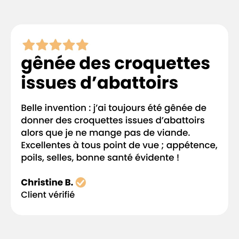 croquettes sans viande - chien adulte