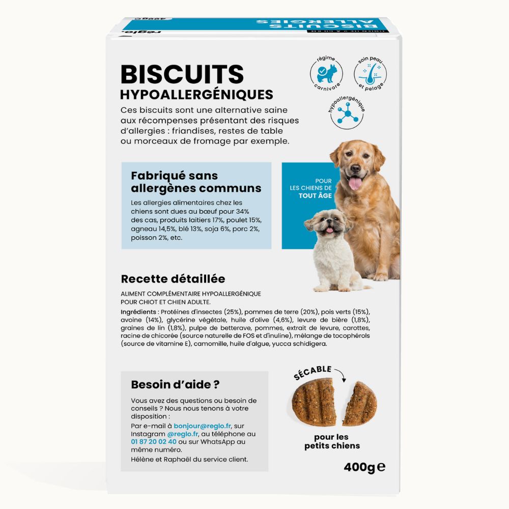 Biscuits Hypoallergéniques